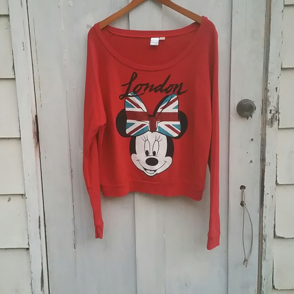 DISNEY MICKEY MOUSE RED SWEATSHIRT